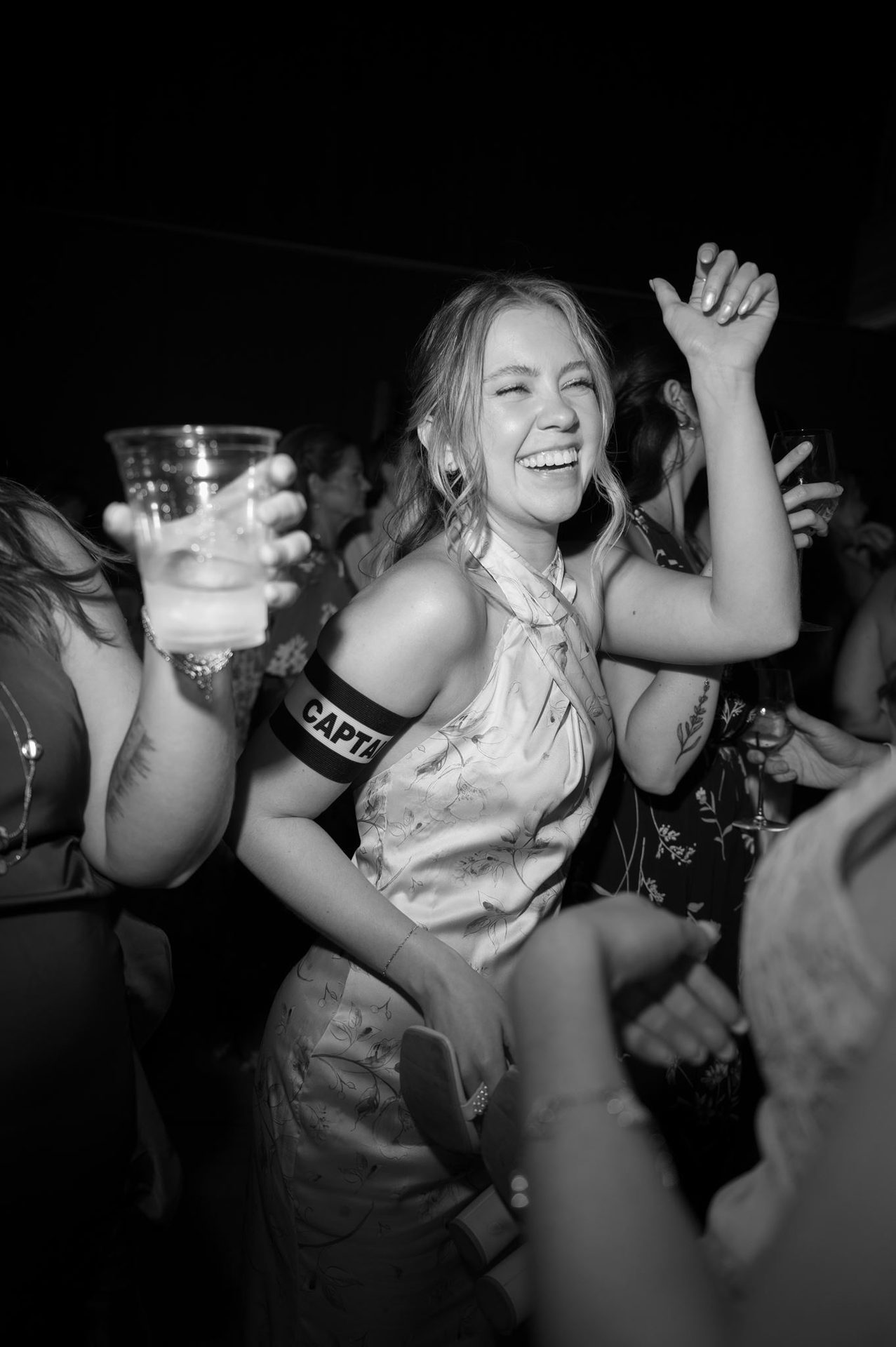 The party captain on the floor