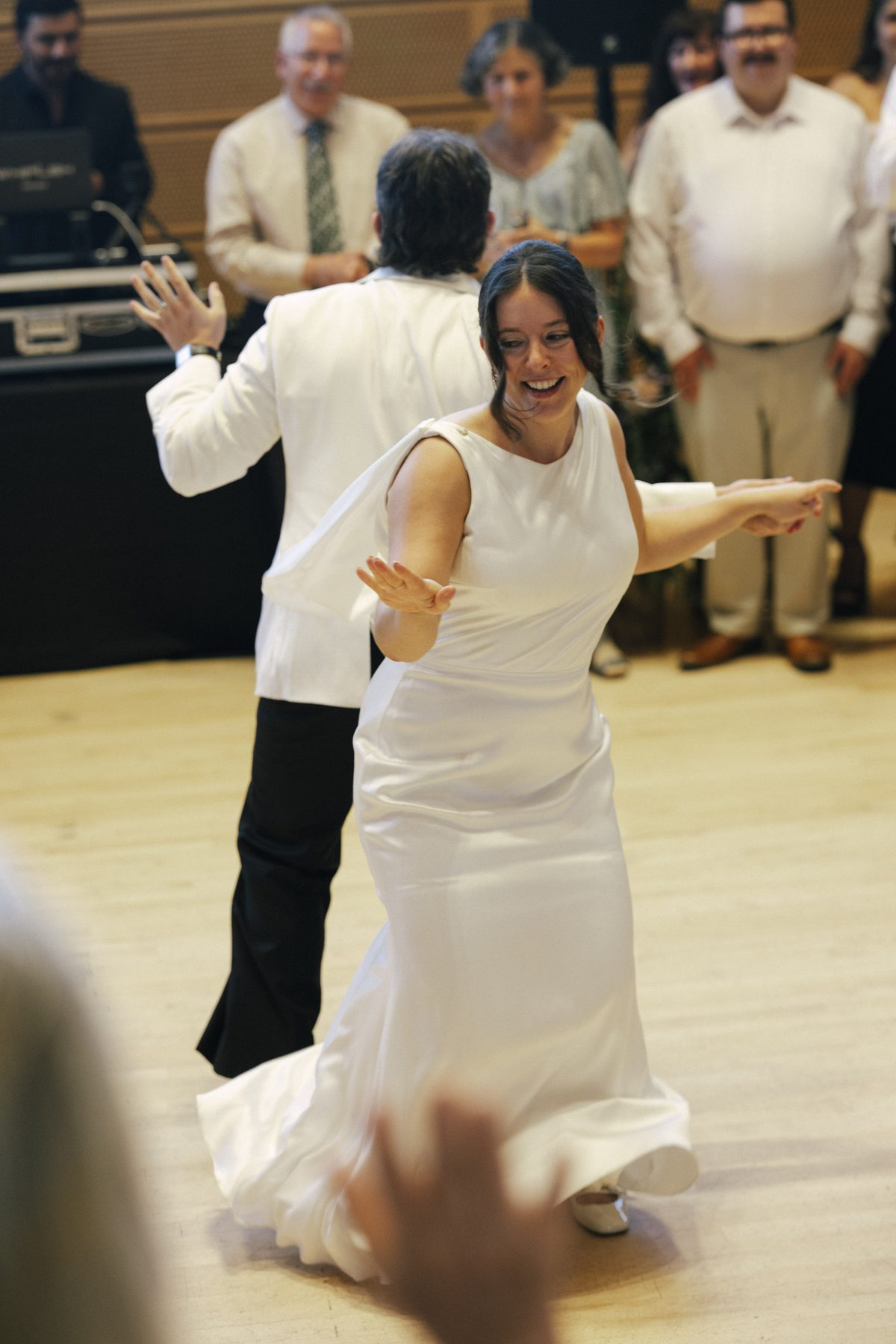 Bride owning her first dance